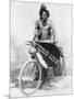 Zulu with a Bicycle-null-Mounted Photographic Print