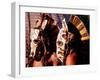 Zulu Zebra Masked Dancers, South Africa-Claudia Adams-Framed Photographic Print