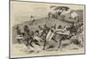 Zulus Charging-Charles Edwin Fripp-Mounted Premium Giclee Print