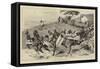 Zulus Charging-Charles Edwin Fripp-Framed Stretched Canvas