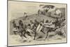 Zulus Charging-Charles Edwin Fripp-Mounted Giclee Print