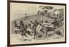 Zulus Charging-Charles Edwin Fripp-Framed Giclee Print