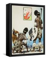 Zulus-Mcbride-Framed Stretched Canvas