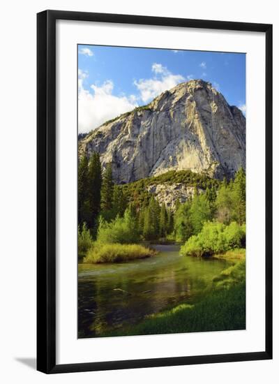 Zumwalt Meadow with Roaring River, Kings Canyon NP, California, USA-Michel Hersen-Framed Photographic Print