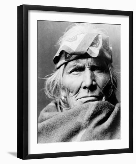 Zuni Elder-Edward S^ Curtis-Framed Giclee Print