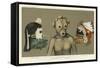 Zuni Masks and Ko-Ye-Me-Shi-null-Framed Stretched Canvas