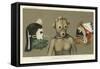 Zuni Masks and Ko-Ye-Me-Shi-null-Framed Stretched Canvas