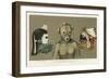 Zuni Masks and Ko-Ye-Me-Shi-null-Framed Giclee Print