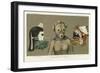 Zuni Masks and Ko-Ye-Me-Shi-null-Framed Giclee Print