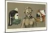 Zuni Masks and Ko-Ye-Me-Shi-null-Mounted Giclee Print