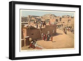 Zuni Pueblo, New Mexico-null-Framed Art Print