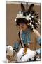 Zuni Pueblo Red-Tailed-Hawk Dancer Performing at the Gallup Intertribal Ceremonials, New Mexico.-null-Mounted Giclee Print