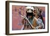 Zuni Pueblo Red-Tailed Hawk Dancers Performing the Deer Dance at the Gallup Intertribal Ceremonials-null-Framed Giclee Print