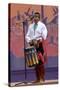 Zuni Pueblo Singer and Drummer Accompanying the Red-Tailed Hawk Dancers at the Gallup Intertribal C-null-Stretched Canvas