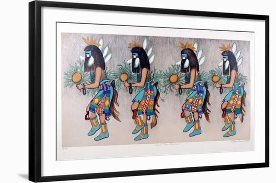 Zuni Rain Dancers-Alice Asmar-Framed Collectable Print