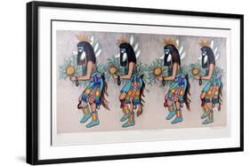 Zuni Rain Dancers-Alice Asmar-Framed Collectable Print