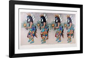 Zuni Rain Dancers-Alice Asmar-Framed Collectable Print