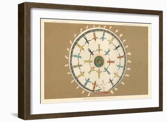 Zuni Sand Altar-null-Framed Art Print