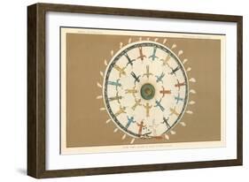 Zuni Sand Altar-null-Framed Art Print