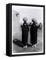 Zuni Water Carriers, C.1903 (B/W Photo)-Edward Sheriff Curtis-Framed Stretched Canvas