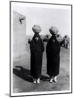 Zuni Water Carriers, C.1903 (B/W Photo)-Edward Sheriff Curtis-Mounted Giclee Print