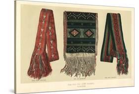 Zuni Woven Sashes-null-Stretched Canvas