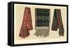 Zuni Woven Sashes-null-Framed Stretched Canvas