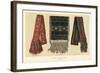 Zuni Woven Sashes-null-Framed Art Print