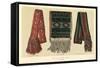 Zuni Woven Sashes-null-Framed Stretched Canvas