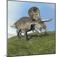 Zuniceratops Dinosaur-null-Mounted Art Print