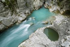 River Lepenjica, with a Pothole in Rock, Triglav National Park, Slovenia, June 2009-Zupanc-Photographic Print