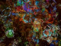 Multicolored Kaleidoscope Abstract Background-Zurbagan-Mounted Art Print