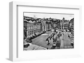 Zurich, Bahnhofplatz-null-Framed Photographic Print