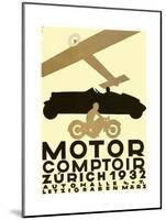 Zurich Cars-null-Mounted Giclee Print