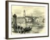 Zurich Cathedral Switzerland-null-Framed Giclee Print