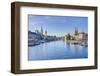 Zurich Cityscape - View along the Limmat River-photogearch-Framed Photographic Print