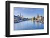 Zurich Cityscape - View along the Limmat River-photogearch-Framed Photographic Print