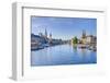 Zurich Cityscape - View along the Limmat River-photogearch-Framed Photographic Print