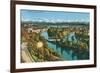 Zurich, Limmat and Sihl, Switzerland-null-Framed Art Print