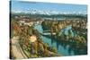 Zurich, Limmat and Sihl, Switzerland-null-Stretched Canvas