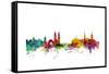 Zurich Switzerland Skyline-Michael Tompsett-Framed Stretched Canvas