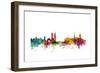 Zurich Switzerland Skyline-Michael Tompsett-Framed Art Print