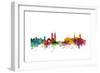 Zurich Switzerland Skyline-Michael Tompsett-Framed Art Print