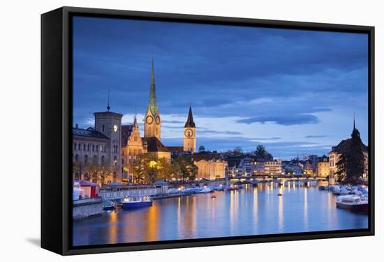 Zurich.-rudi1976-Framed Stretched Canvas