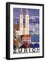 Zurich-Vintage Apple Collection-Framed Giclee Print