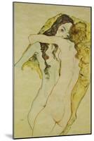 Zwei Frauen in Umarmung, 1911-Egon Schiele-Mounted Giclee Print