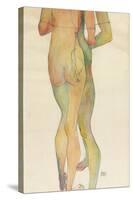 Zwei Stehende Akte, 1913-Egon Schiele-Stretched Canvas