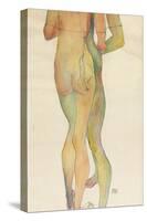 Zwei Stehende Akte, 1913-Egon Schiele-Stretched Canvas