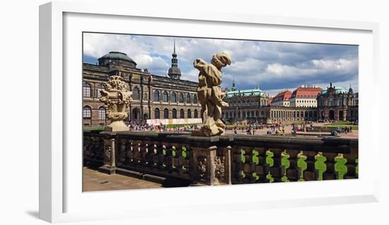 Zwinger Palace, Dresden, Saxony, Germany, Europe-Hans-Peter Merten-Framed Photographic Print