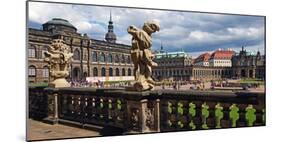 Zwinger Palace, Dresden, Saxony, Germany, Europe-Hans-Peter Merten-Mounted Photographic Print